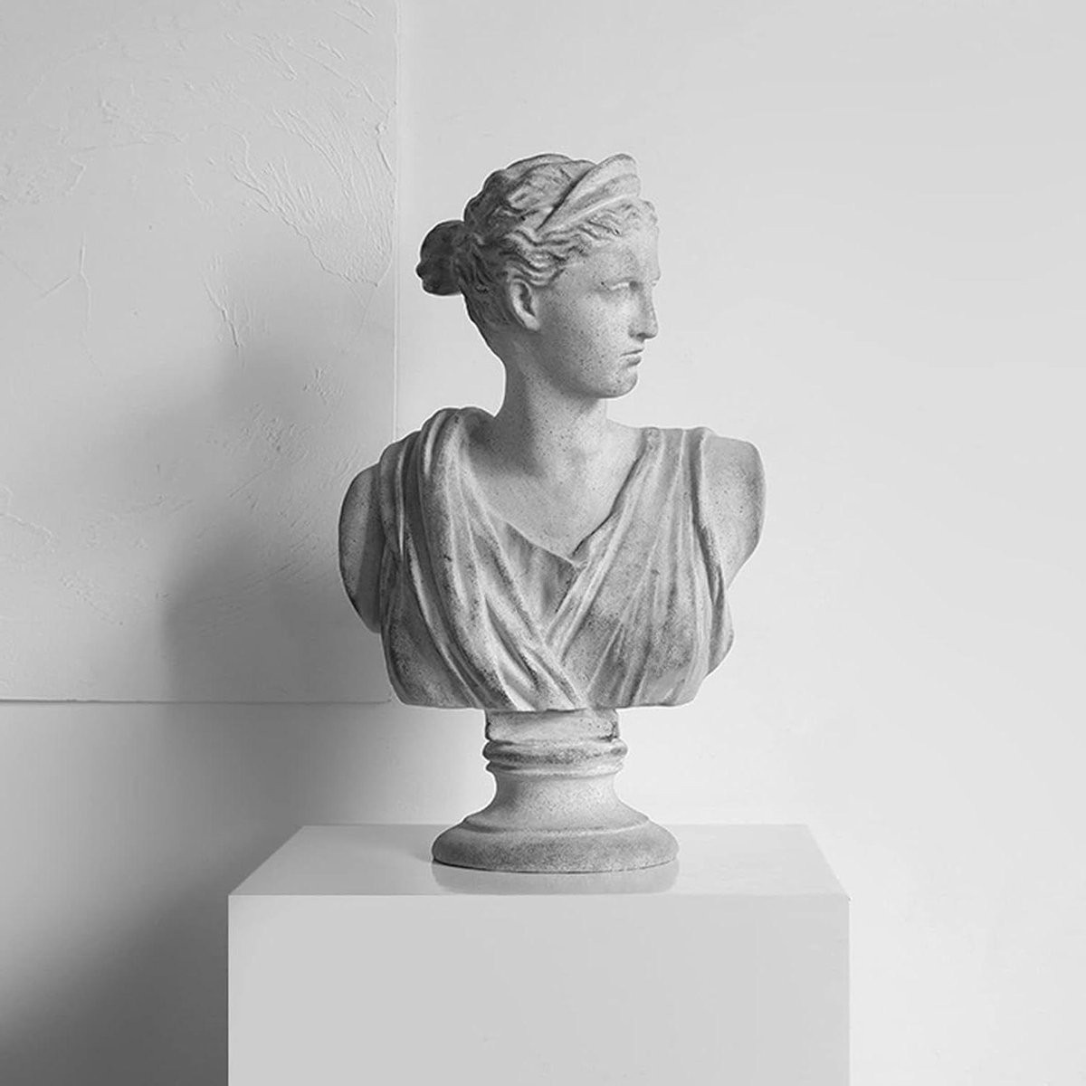 Venus Buste Beeld - Klassiek Kunstwerk in Hars - Decoratieve Sculptuur voor op Tafel