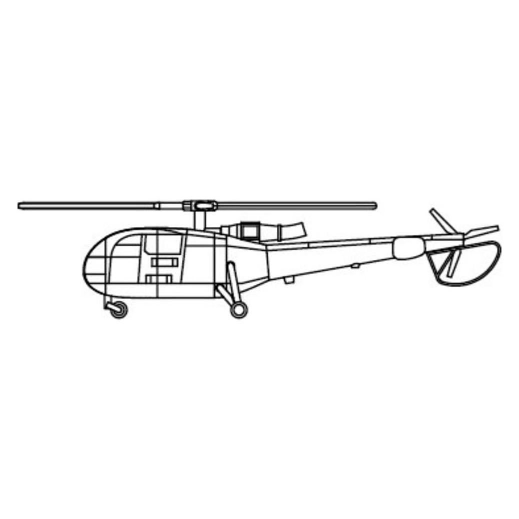 Trumpeter Alouette Helicopter (06286)