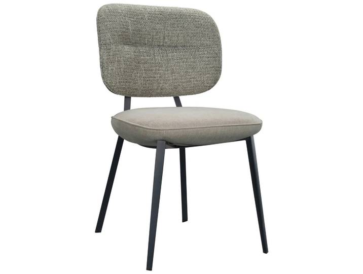 Stylife Stuhl, Grau, Schwarz, eckig, 49x84x60 cm, Esszimmer, Stühle, Esszimmerstühle