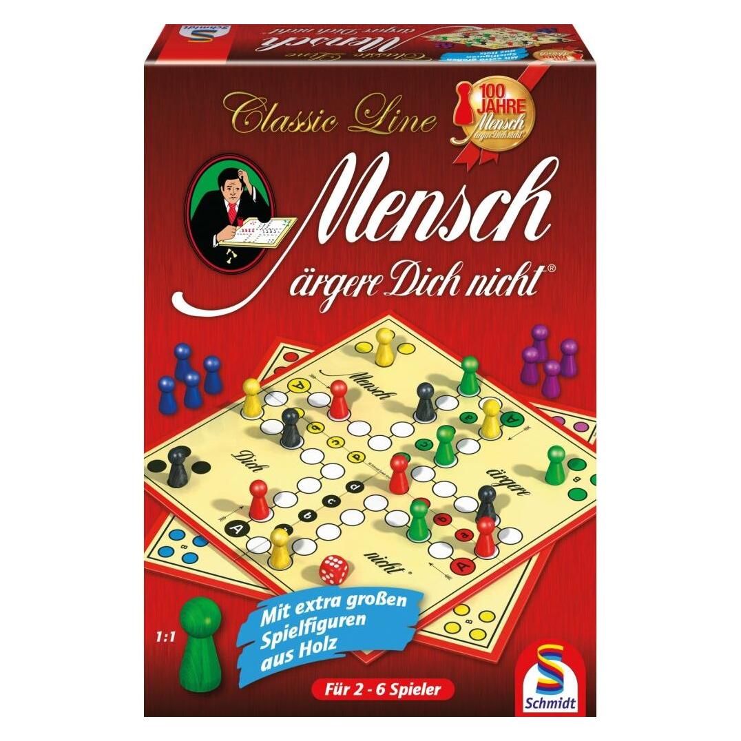 Schmidt Spiele Mensch ärgere dich nicht (Deutsch, 2 - 4 Spieler) (49328)
