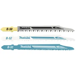 Makita Stichsägeblatt Set 3-teilig B-50 B-51 B-52 Holz Metall Kunststoff B-06292