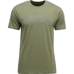 Black Diamond, Herren, Sportshirt, Mini Stacked (XL), Grün