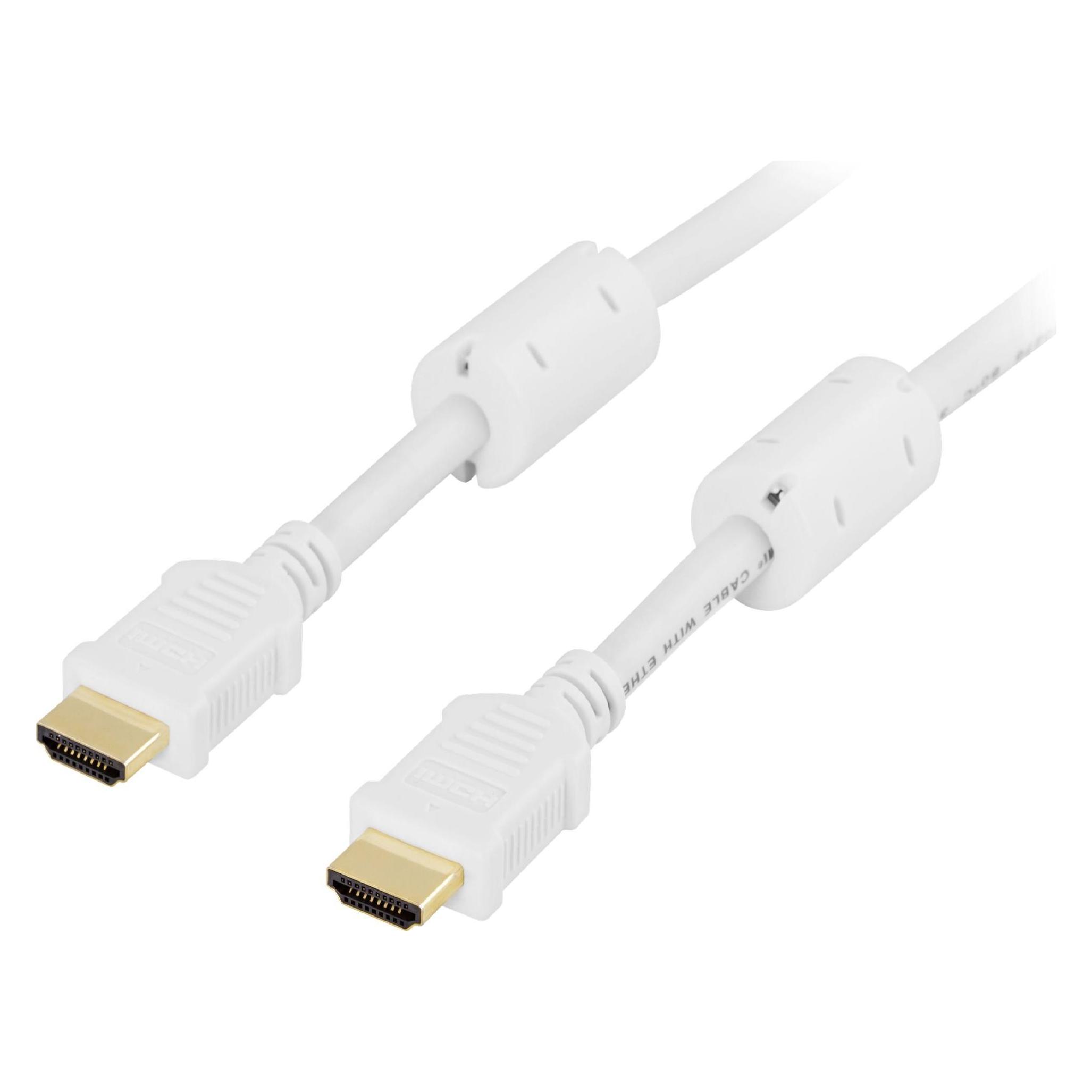 Deltaco HDMI-1030A - HDMI med Ethernet (3 m) (HDMI-1030A)