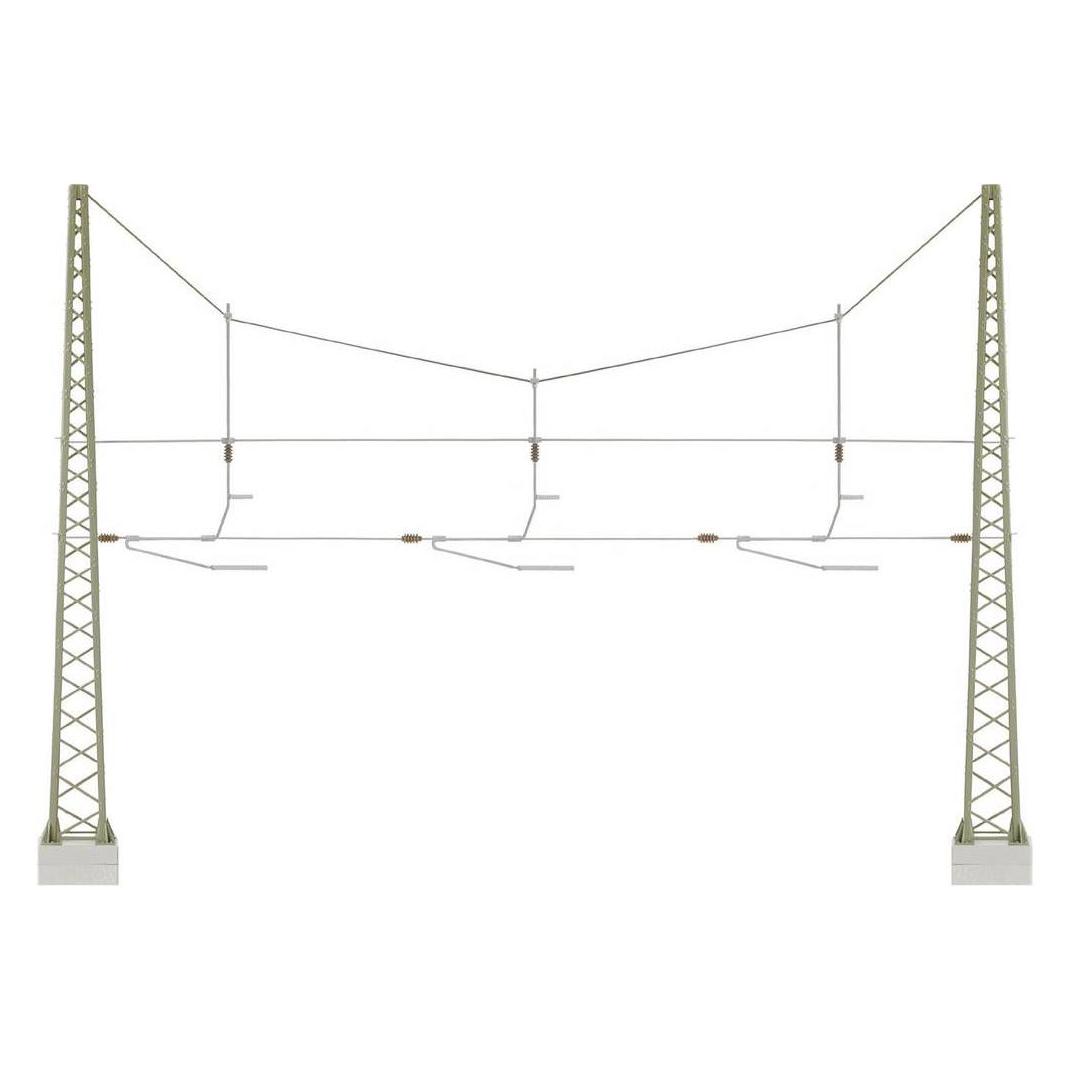 Viessmann H0 Quertragwerk Universell 416 (Spur H0) (4162)