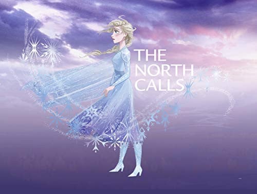 Komar Disney Frozen Elsa The North Calls muurschildering voor de kinderkamer, B: 40 cm, H: 30 cm