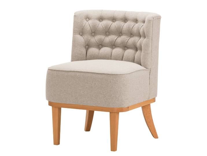 Fauteuil Farida I Gris/Gris clair Tissu Voer 72 x 80 x 65cm