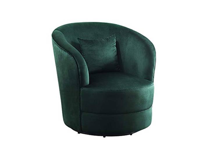 Atlantic Home Collection Sessel Colin, 360Grad, Polyester, Grün, BxTxH: 84cm x 85cm x 84 cm