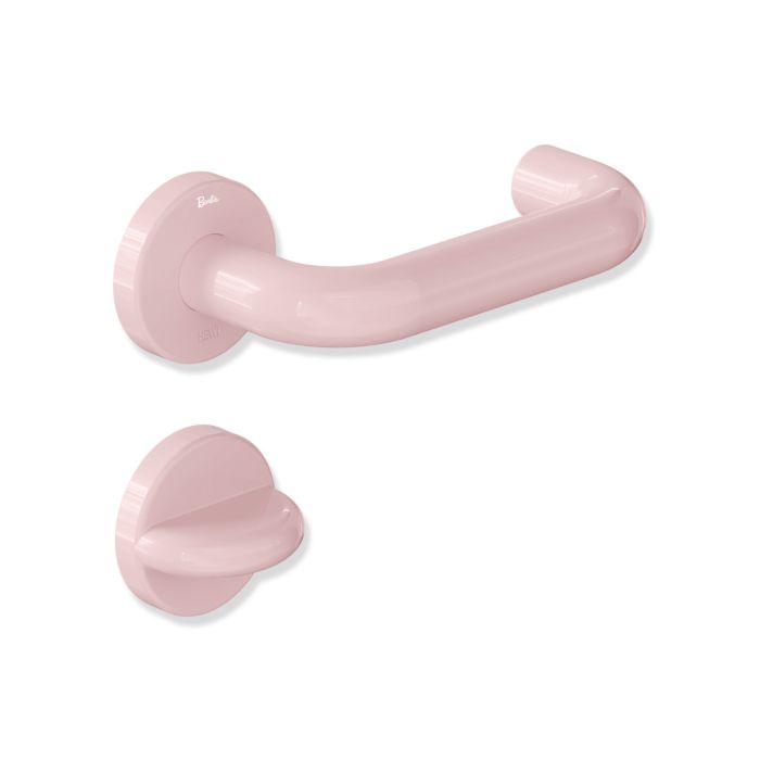 Barbie™ x HEWI Frei-Besetzt-Garnitur B111.003 Türstärke 28bis38mm, m.Notöffnung, rosa