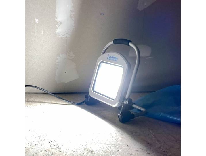 Ledino LED-Strahler Charlottenburg 30B, 6.500 K 30B, alu / grau / zink, Aluminium, Modern