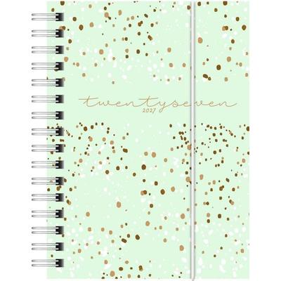 rido/idé 7013102027 Taschenkalender Mod. perfect/Technik I 2027 'Confetti' A6, Kunststoff