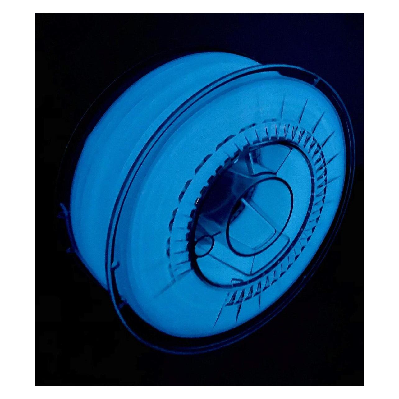 Devil Design 3D-Kunststoffe PLA 1,75 mm 1 kg (PLA, 1000 g, 1.75 mm) (PLA Glow In The Dark Blue)