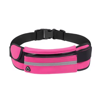 Colorful Waterproof Neoprene Running Waist Pack For Active Lifestyle pink