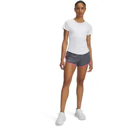 UNDER ARMOUR Fly-By Shorts Damen 027 - castlerock/super pink/reflective S