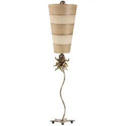 Elstead Lighting, Tischlampe, Anemone Tischleuchte E27 Creme und Tan (E27)