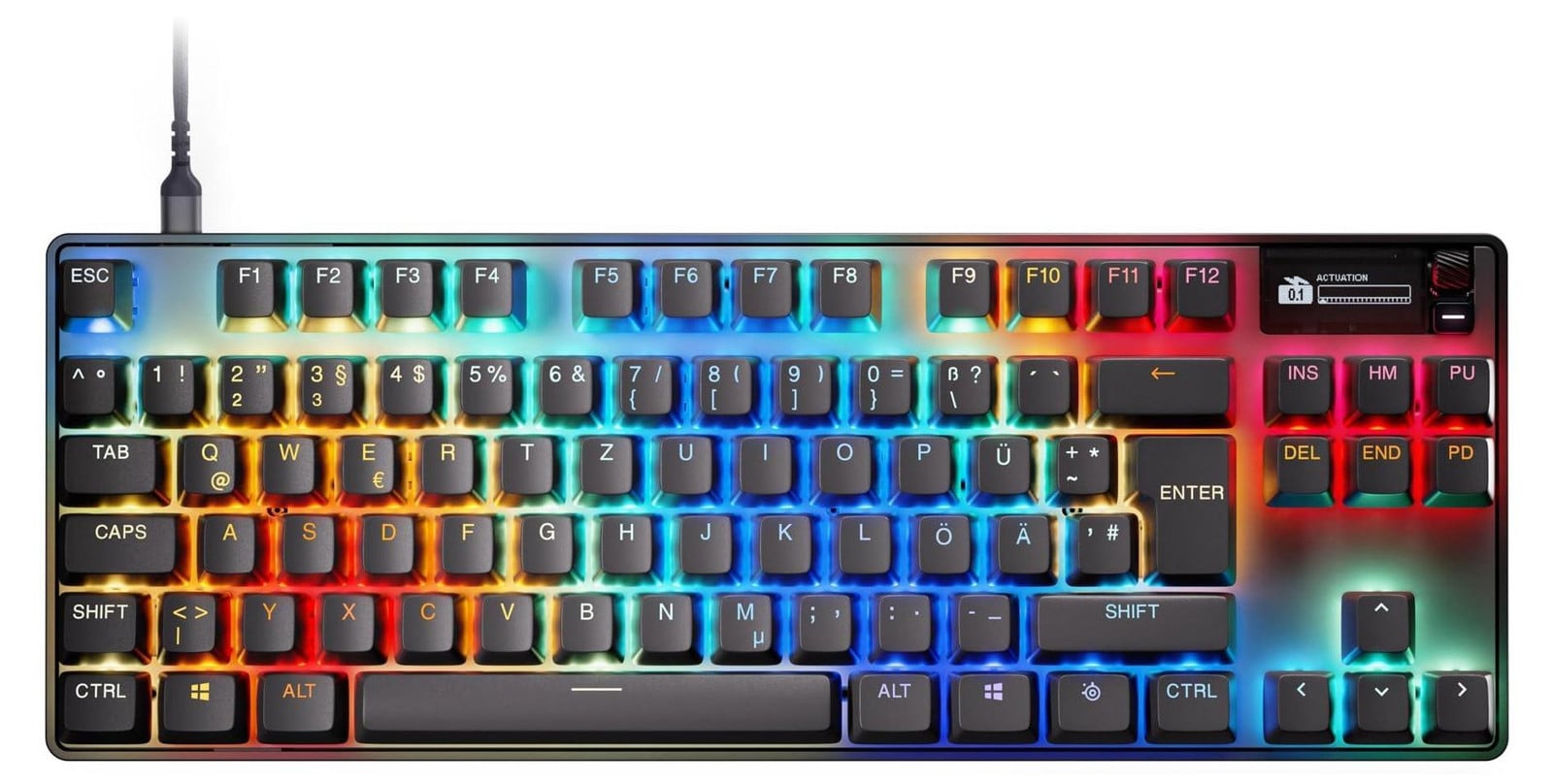 SteelSeries APEX PRO TKL Gen-3 gaming-toetsenbord met OmniPoint 3.0 analoge magnetische schakelaars