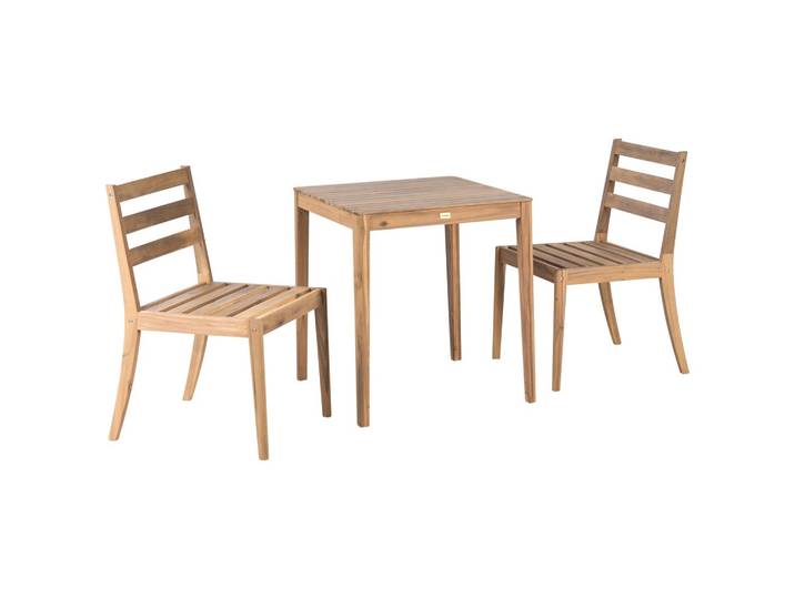 BISTRO-SET zertifiziertes Akazienholz Hellbraun Chioggia