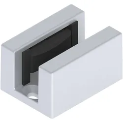 Helm, Zubehör Türbeschlag, Bodenführung SmartGuide G spielfrei für Glas 8-12,76 mm silber