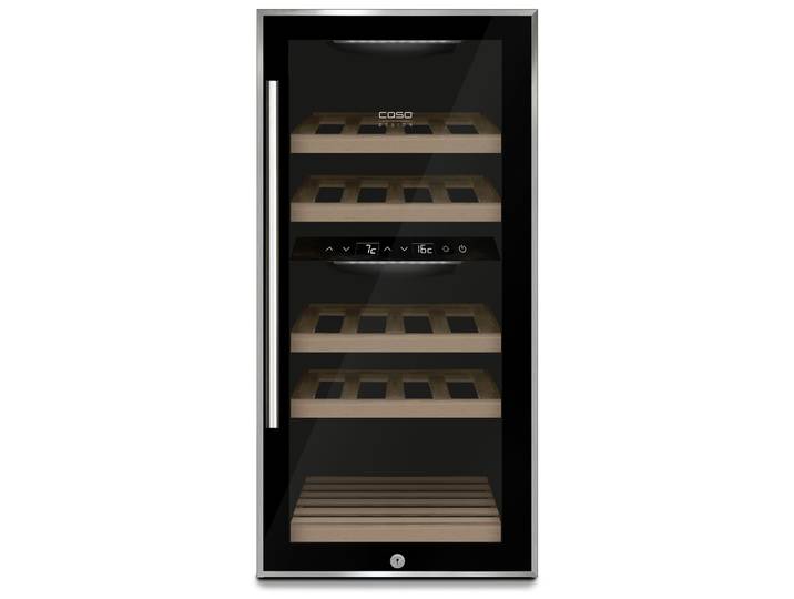 CASO Weinkühlschrank 644 , Energieeffizienz: G, schwarz, B:39,7cm H:82,2cm T:50cm, Weinkühlschränke, WineComfort 24 black, Weinkühlschrank