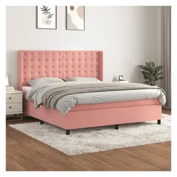 vidaXL, Boxspringbett, Inlenar (Knöpfe) (180 x 200 cm)