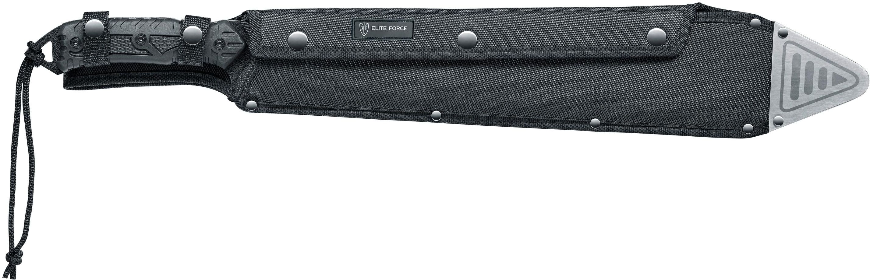 Machete "Elite Force EF712", schwarz, Outdoormesser, Edelstahl, Machete schwarz Einheitsgröße