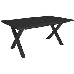 SKRAUT HOME Esszimmertisch, 167x90x74cm, Für 8 Gäste, Stubentisch, Schwarz Mitx_541_6