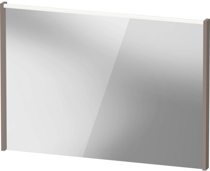 Duravit D-Code Spiegel DC7078043430000 1000x700x48, Basalt Matt, mit LED Beleuchtung