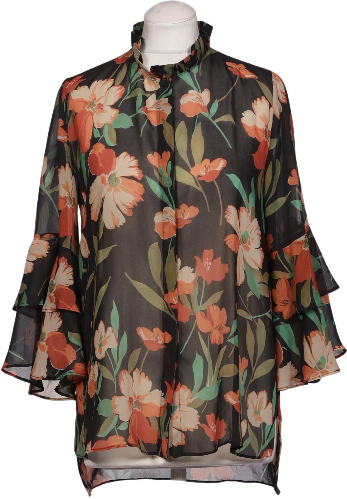 Twinset Damen Bluse, Mehrfarbig, Gr. EU 38 (IT 44), Synthetik - Second Hand