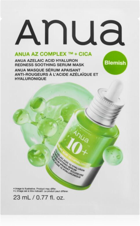 Anua Azelaic Acid Redness Soothing Serum Mask soothing sheet mask against redness 23 ml