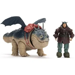 Dragons Movie - Viking and Deluxe Dragon - Gronckle + Fishlegs