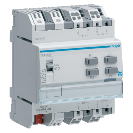 Hager Digital Digital Analog I/O Modul (TXA304)