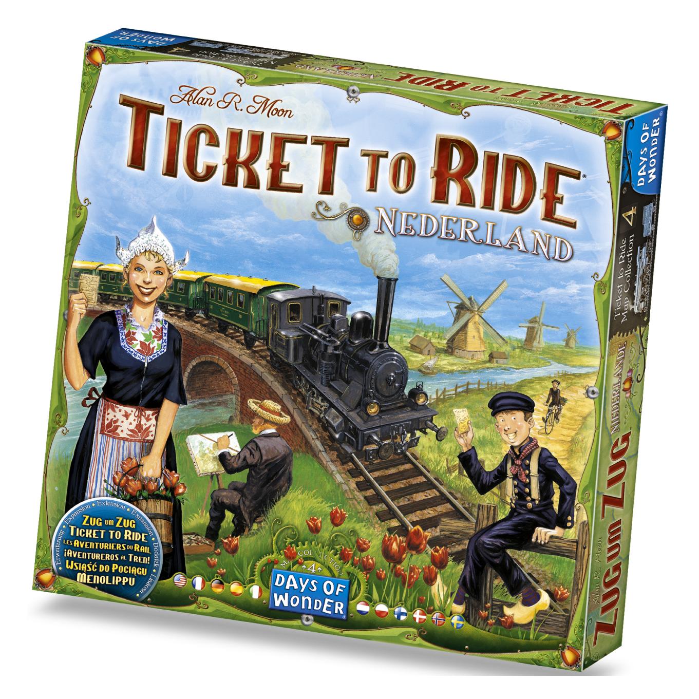 Asmodée Ttr Ticket To Ride Map Collection Nederland (Deutsch, Englisch, Französisch, 2 - 5 Spieler) (1111426)