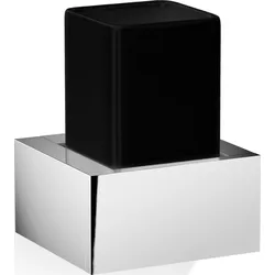 Brick Zahnbürstenbecher schwarz für die Wand