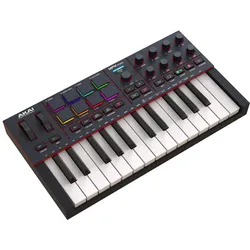 Akai MPK Mini MK4 (Keyboard), MIDI Controller, Schwarz, Rot