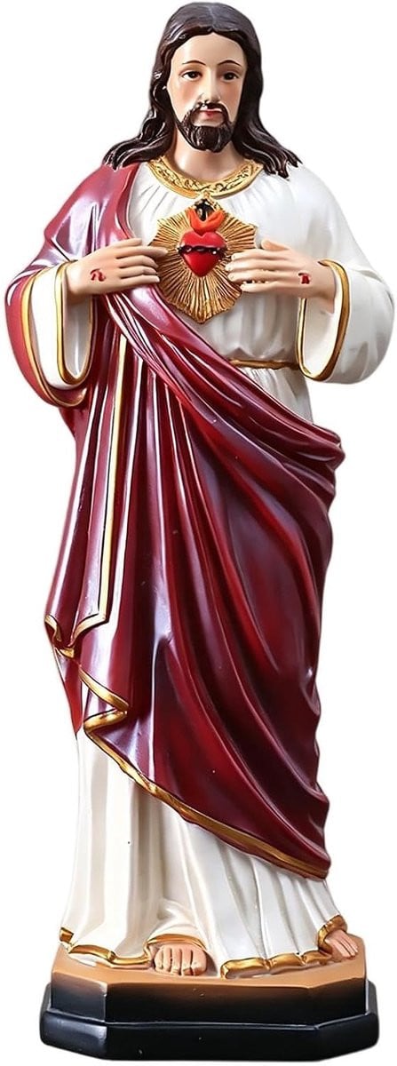 Jezus Christus beeld - Religieus figuur voor op tafel - Hoogte: 215 cm