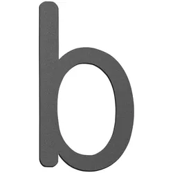 CMD Creativ Hausnummer b Klein HN-b anthrazit