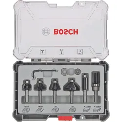 BOSCH Fräser-Set 6-teilig 8 mm