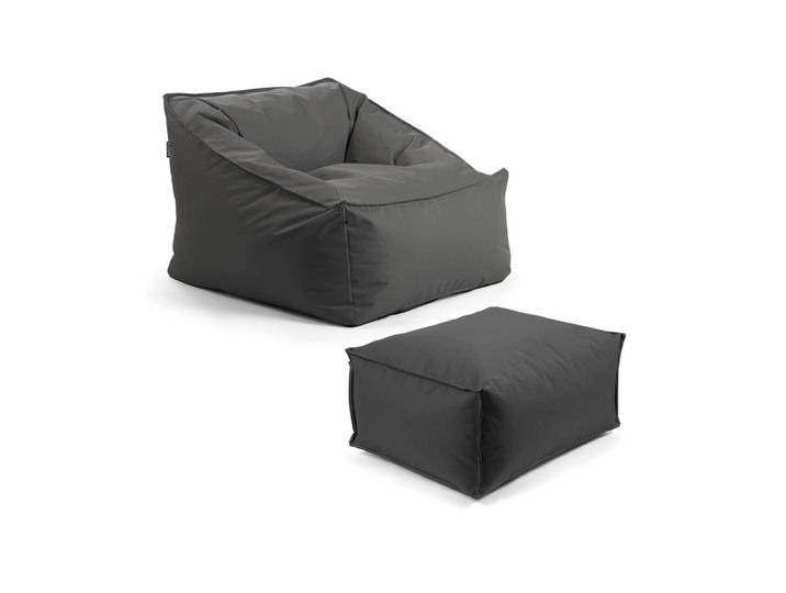 OUTDOOR SITZSACK Der Sunnyboy mit Hocker