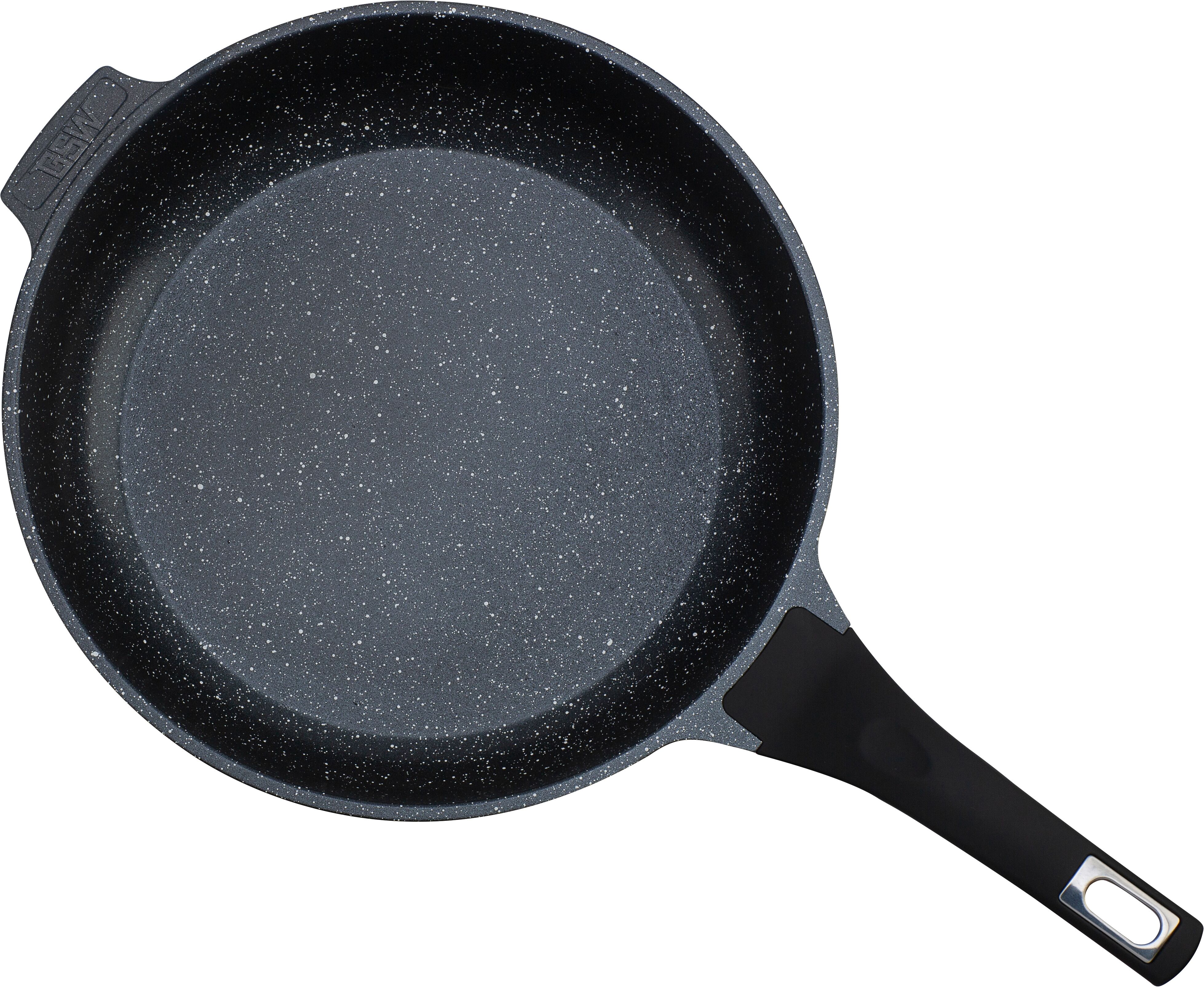 Schmorpfanne GSW "Titanium Granit Advanced", schwarz, H:7,5cm Ø:28cm, Pfannen, Schmorpfanne, Schmorpfanne aus Aluminium-Guss mit Antihaft-Versiegelung