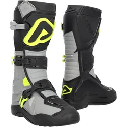 Acerbis X-Team 2.0, Stiefel - Grau/Schwarz/Neon-Gelb - 40 EU