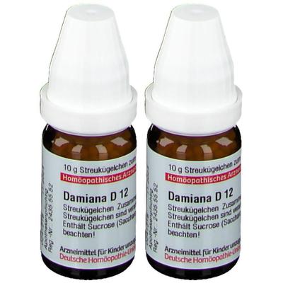 Damiana D 12 Globuli 2x 2x10 g
