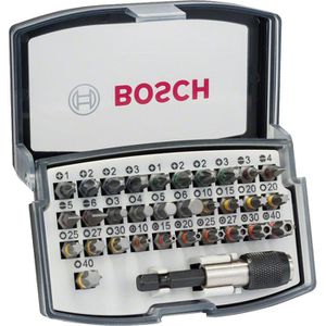 Bosch Bitset 2607017319, Professional, 32-teilig, Schlitz, Kreuz, Torx, Innensechskant
