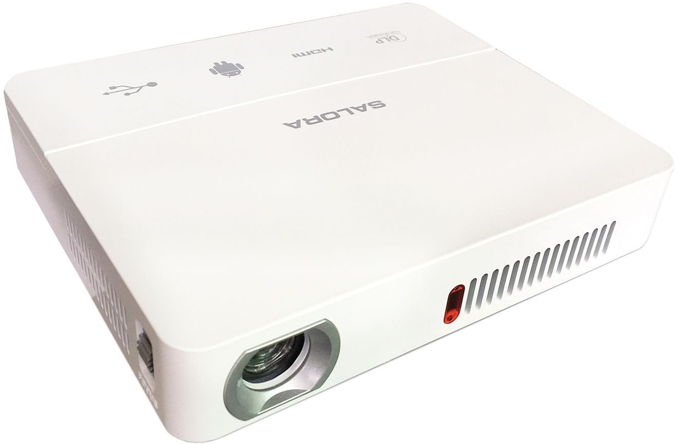 Salora DBS350 Beamer met 1280x800 resolutie en 1600 lumen voor 180 inch projectie