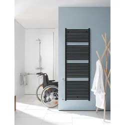 Zehnder Design-Heizkörper Toga Austausch, Volcanic, 1760x35x500 mm, RAL 9016, montagefertig