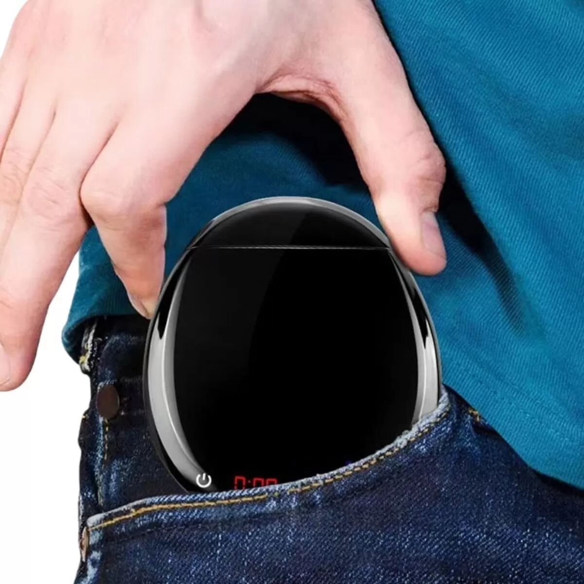 INF Mini-Kaffeewaage kompatibel mit Timer, USB-C wiederaufladbar 0.1g Präzision, Espresso- und Auto-Modi, 2kg Kapazität,