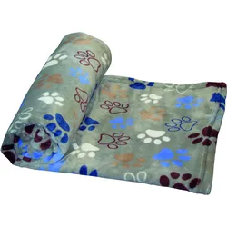 NOBBY Fleece Plaid LISSI Classic Fleece Plaid LISSI Classic hellgrau 100 x 150 cm