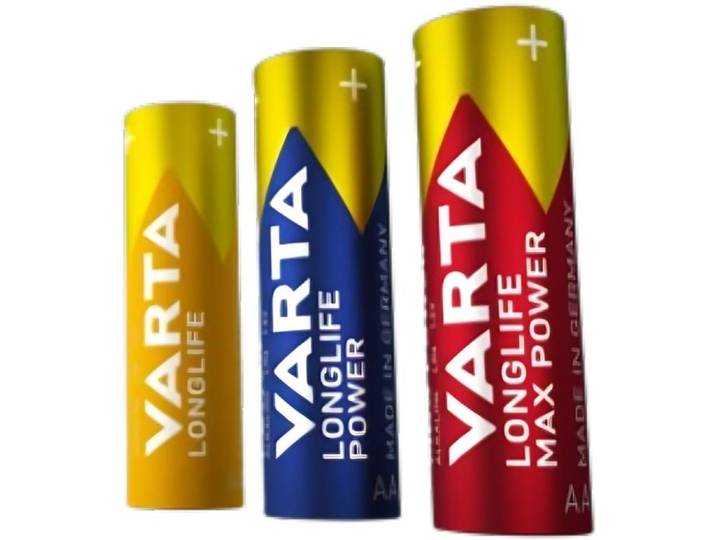 Varta Longlife AA - Alkaline Batterijen - 50,5mm - 23,2g