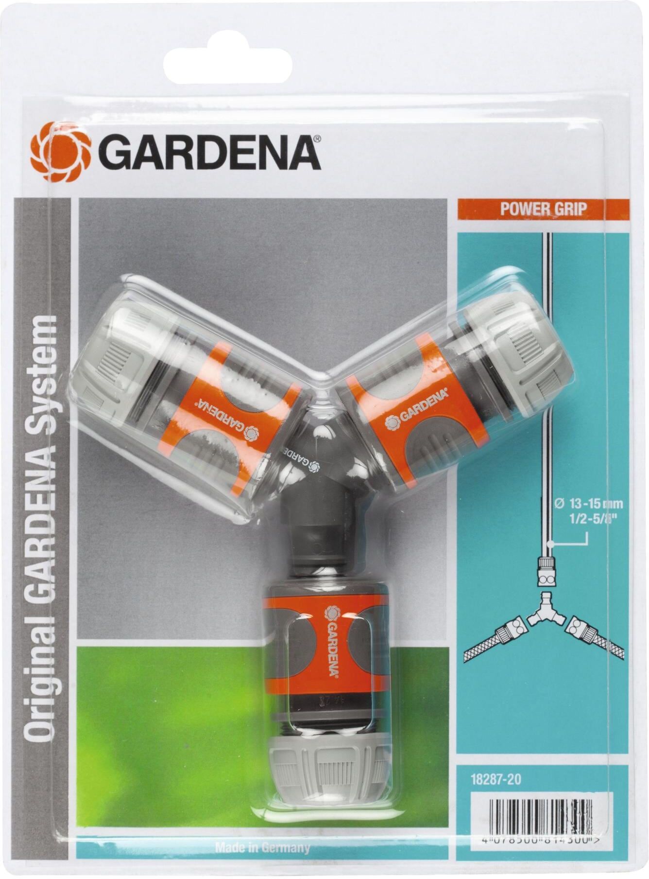 Bewässerungsventil GARDENA "13 mm (1/2 Zoll)", grau, Kunststoff, Absperrventile, Bewässerungsventil grau Einheitsgröße