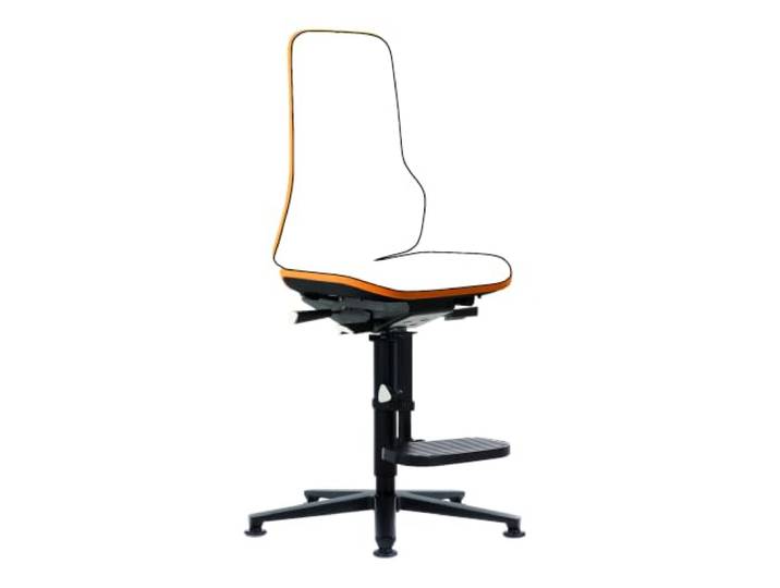 Neon Orange Grundlage der Stuhl m. Slider u. a. Hilfe