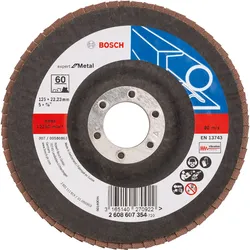 Bosch Fächerschleifscheibe X551 Expert for Metal, gerade - 2608607354