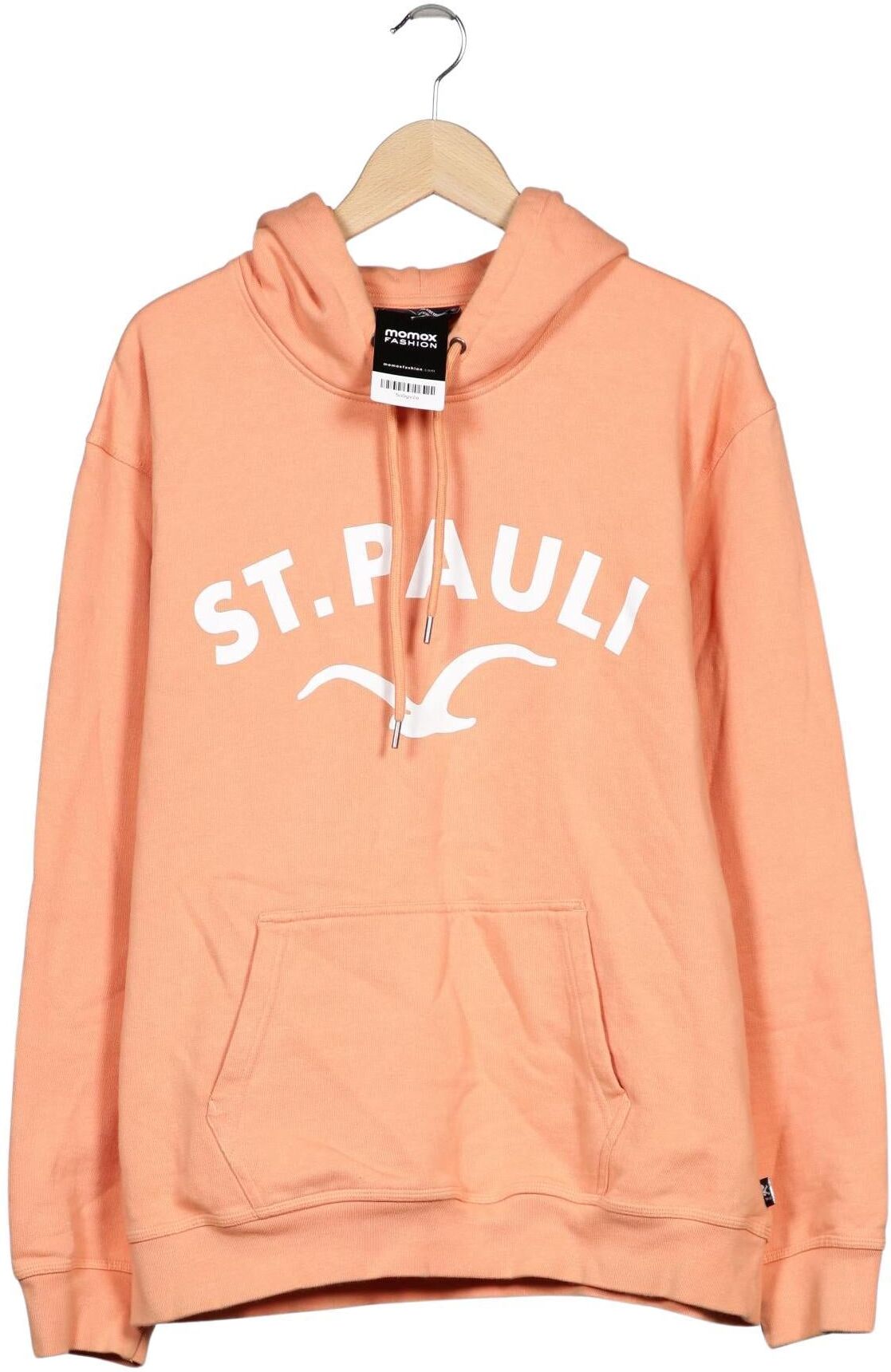 Cleptomanicx Herren Kapuzenpullover, Orange, Gr. L, Baumwolle - Second Hand